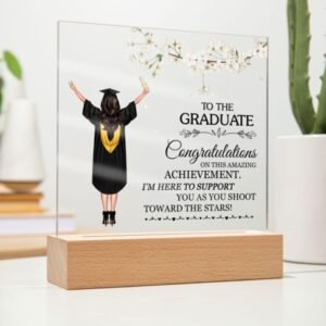 Graduation Square Acrylic Design II