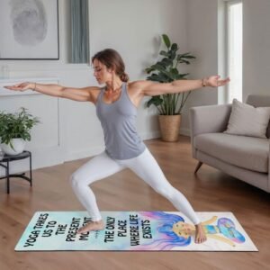 Inspirational Yoga Mat Design