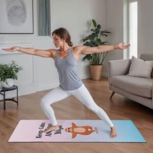 Keep Calm Yoga Mat Design