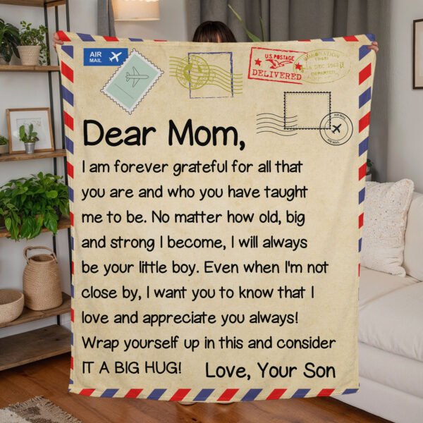 Long Distance Mom  Blanket  Design