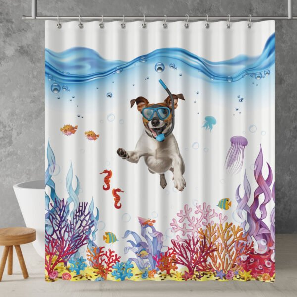 Printify Shower Curtains, Pet/Dog Niches - Image 2