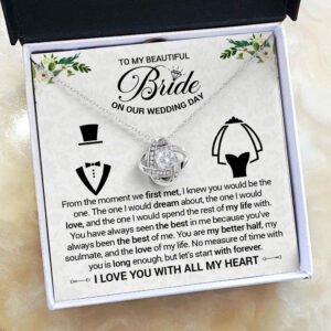 Radiant Card for Your Lovely Bride