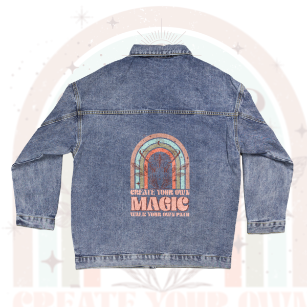 Stylish Oversized Women's DTG Denim Jacket!