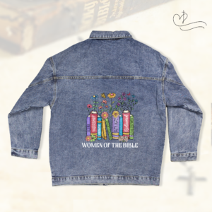 Oversized Women's DTG Denim Jacket Design!