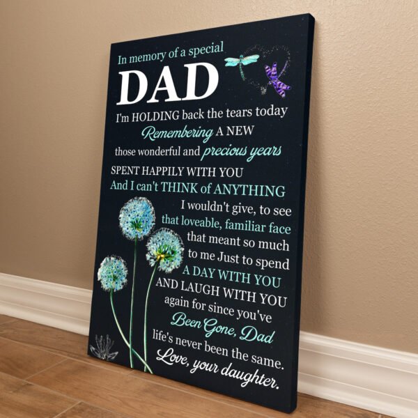 ShineOn Gallery Wrapped Canvas Design for Father's Day - Editable with Canva!