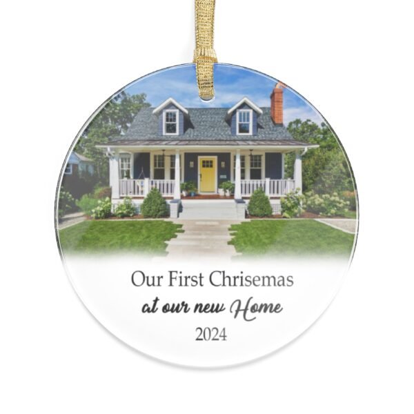 Christmas Circle Acrylic Ornament Designs with Printify & Canva!