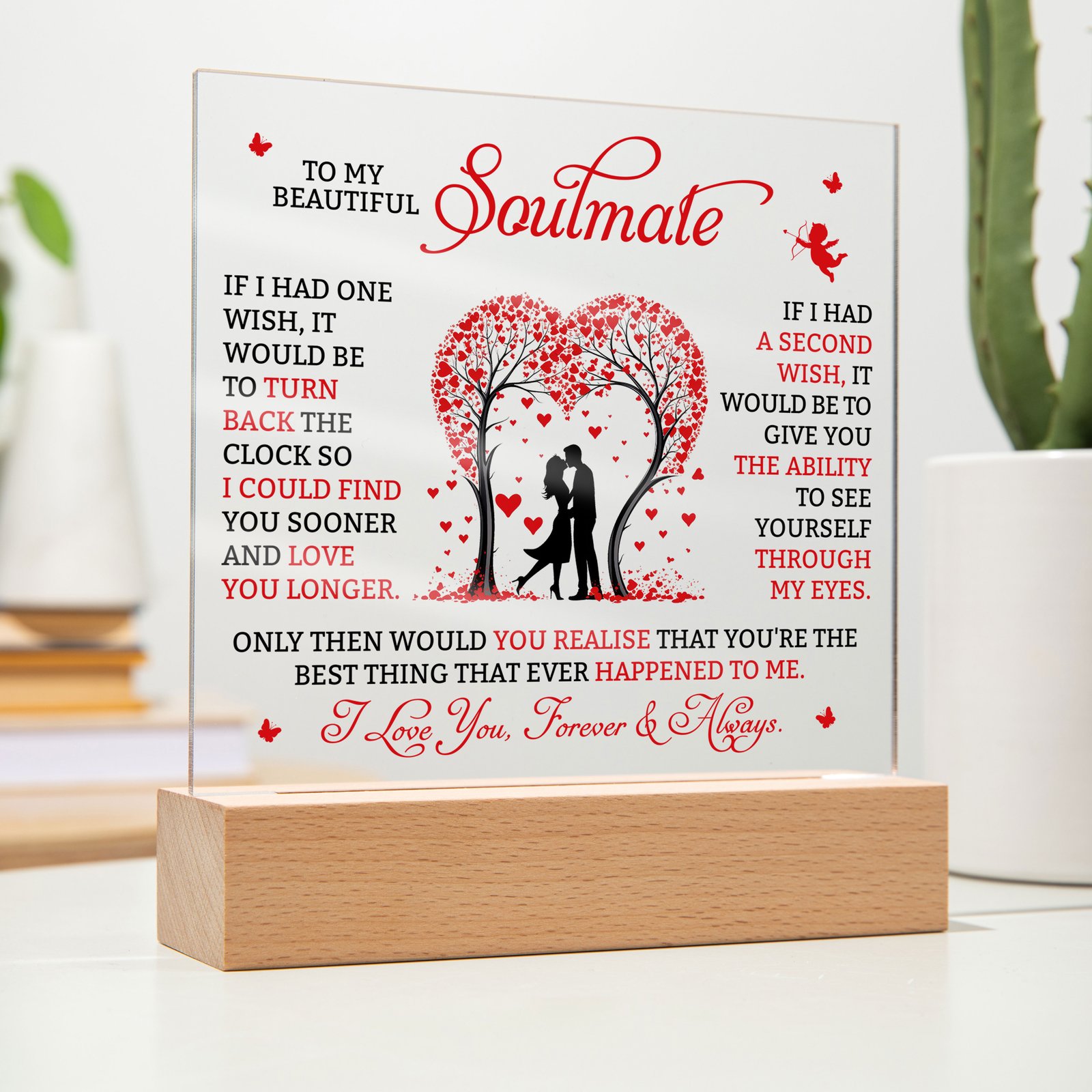 ShineOn Square Acrylic Plaque for Valentine's Day!