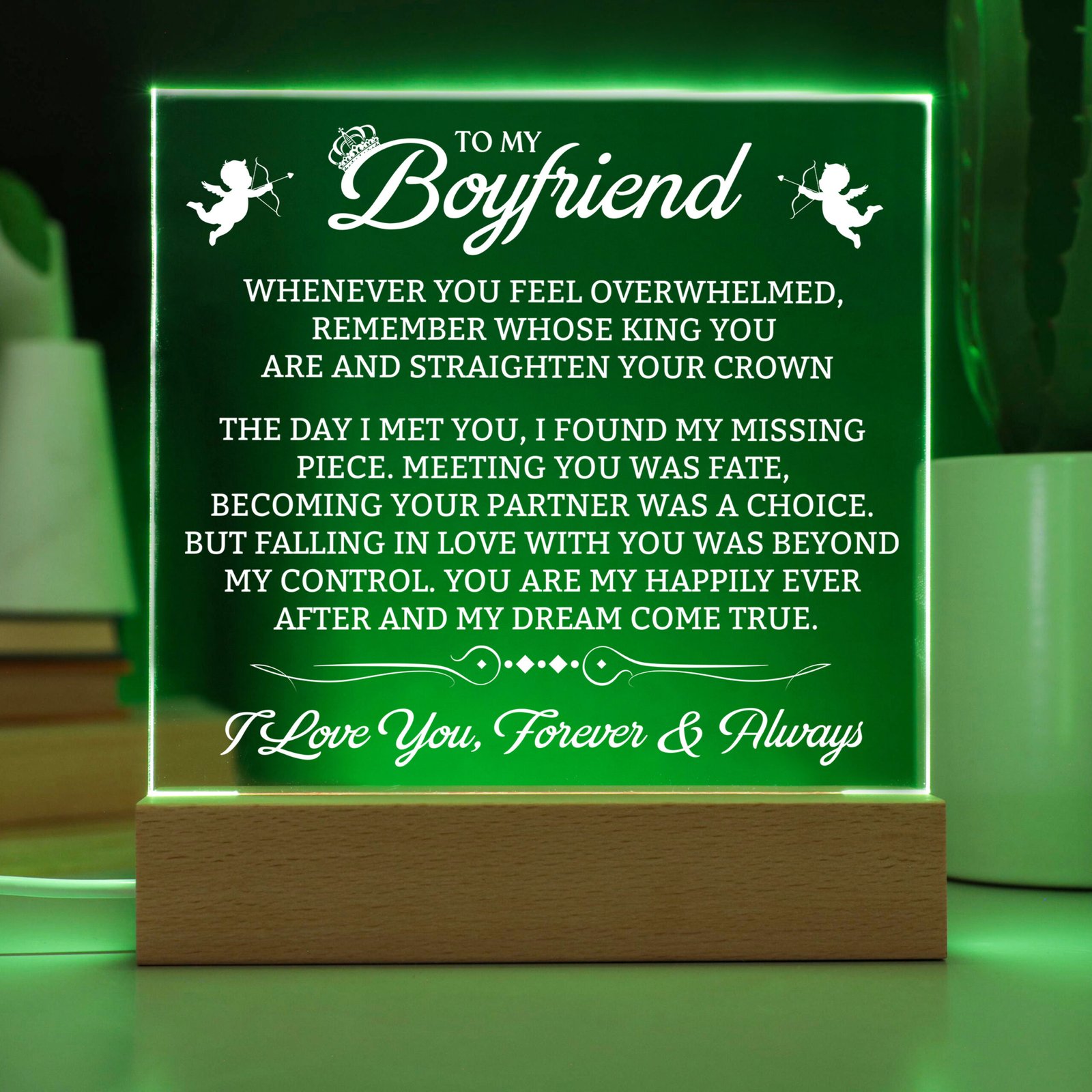 Valentine's Day Acrylic Plaque – Canva Design!