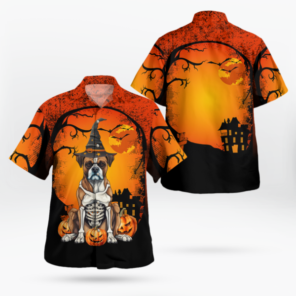 Halloween AOP Short-sleeve Hawaiian Shirt Design By Shopbase!