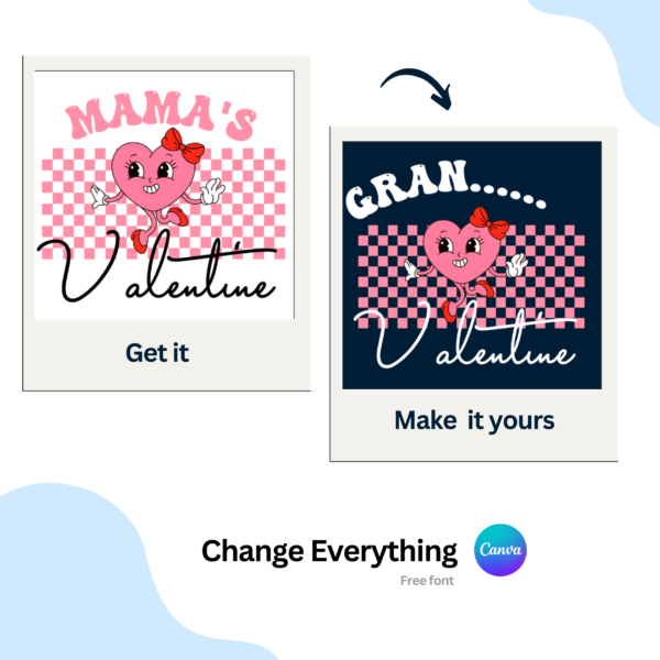 37 Valentine Tote Bag Designs With Canva Editable! - Image 3