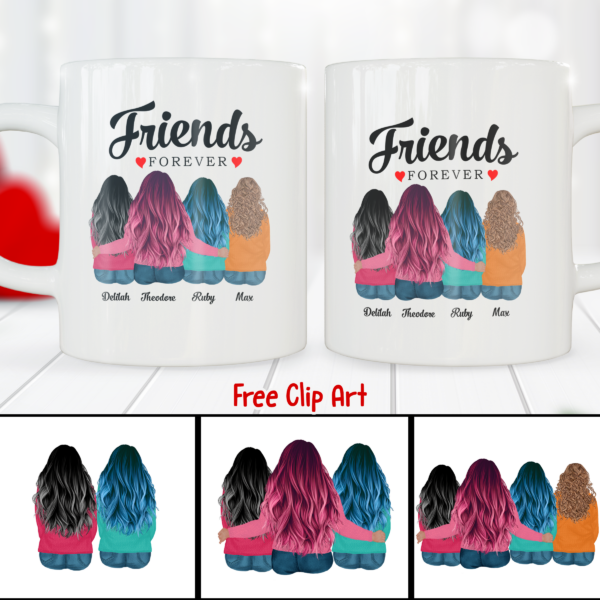 Customizable 12 Mug Design Bundle with Free Clipart – Canva Editable!