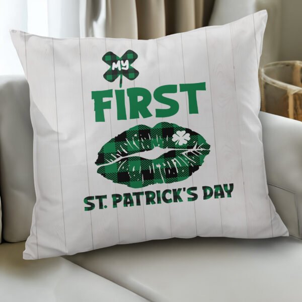 15 St.Patrick's Day Pillow Designs With Canva Editable! - Image 5