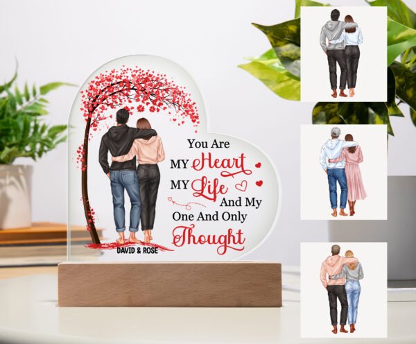 ShineOn Valentine 5 Heart Shape Clipart Acrylic Design Bundle With Canva..! - Image 4