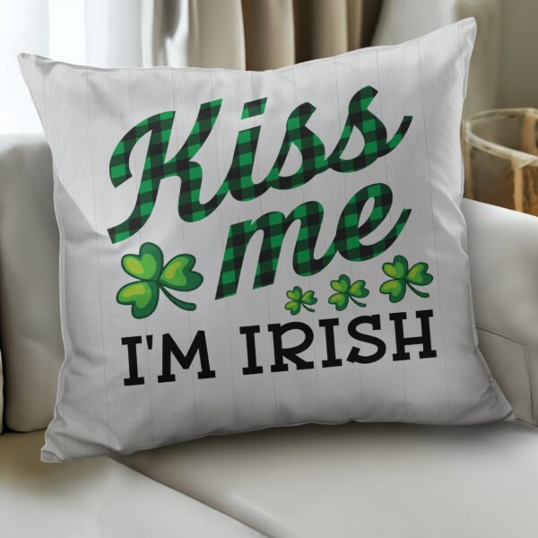 15 St.Patrick's Day Pillow Designs With Canva Editable! - Image 12