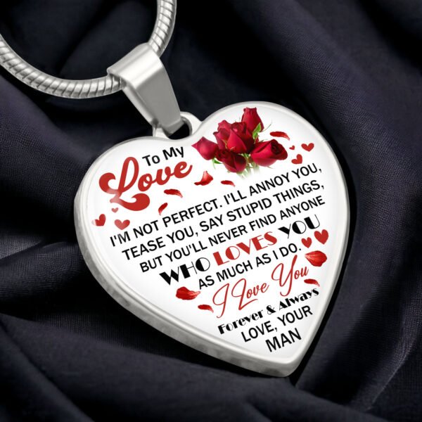 7 Valentine Luxury Graphic Heart Necklace Design With Canva Edit! - Image 4