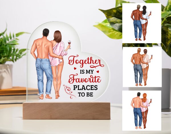 ShineOn Valentine 5 Heart Shape Clipart Acrylic Design Bundle With Canva..! - Image 2