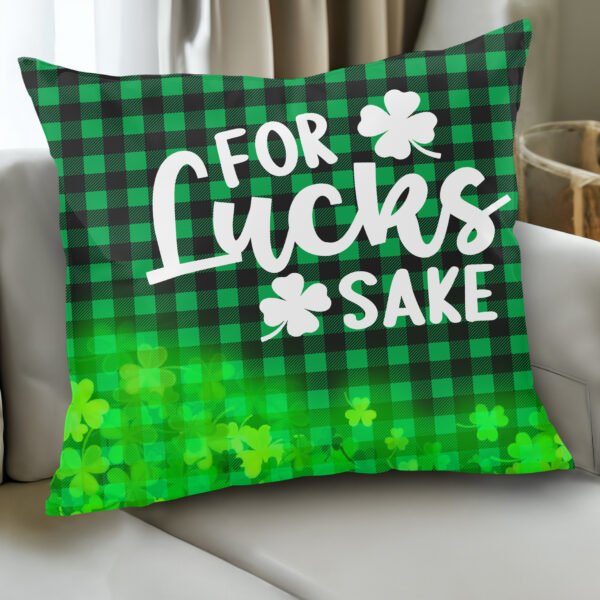 15 St.Patrick's Day Pillow Designs With Canva Editable! - Image 11