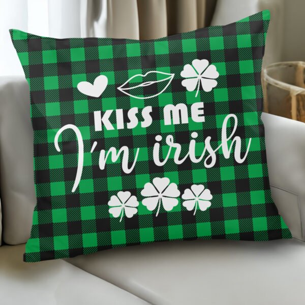 15 St.Patrick's Day Pillow Designs With Canva Editable! - Image 15