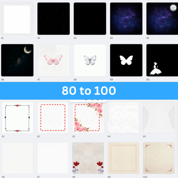 112 ShineOn Valentine Message Card Background Designs Canva Editable! - Image 7
