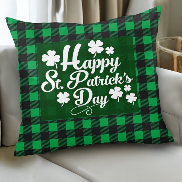 15 St.Patrick's Day Pillow Designs With Canva Editable! - Image 9