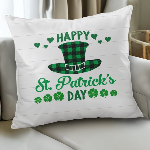 15 St.Patrick's Day Pillow Designs With Canva Editable! - Image 8