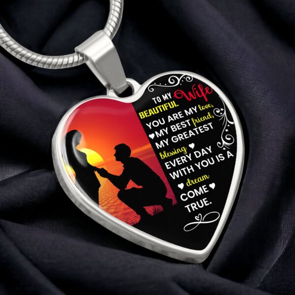 12 Valentine Luxury Graphic Heart Necklace Design With Canva Edit! - Image 13