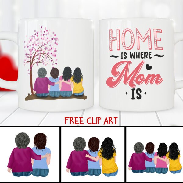 Customizable 7 Mug Design Bundle with Free Clipart – Canva Editable!