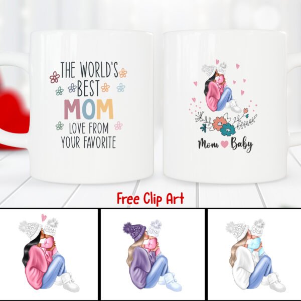 7 Customizable Mug Design Bundle with Free Clipart – Canva Editable!