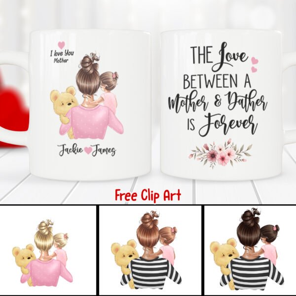 7 Mug Design Bundle with Free Clipart – Canva Editable!