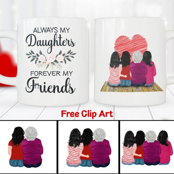 Customizable 9 Mug Design Bundle with Free Clipart – Canva Editable! - Image 3