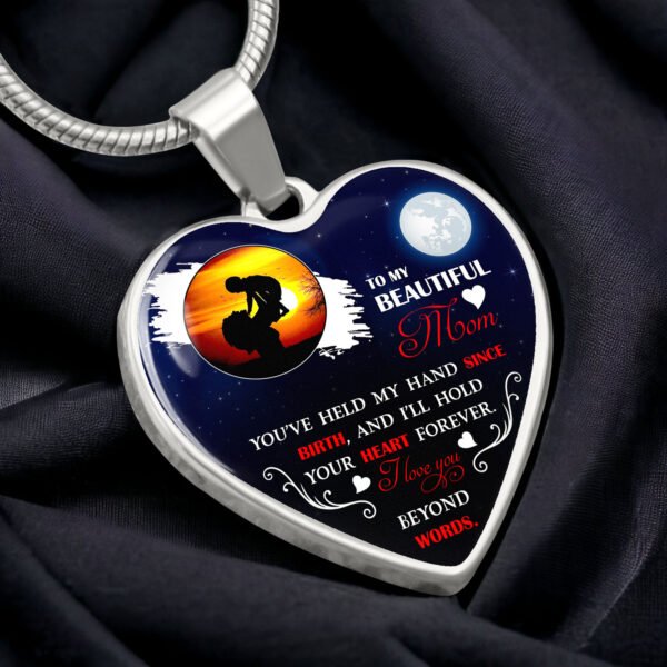 12 Valentine Luxury Graphic Heart Necklace Design With Canva Editable! - Image 4