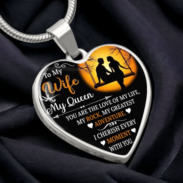 12 Valentine Luxury Graphic Heart Necklace Design With Canva Edit! - Image 4