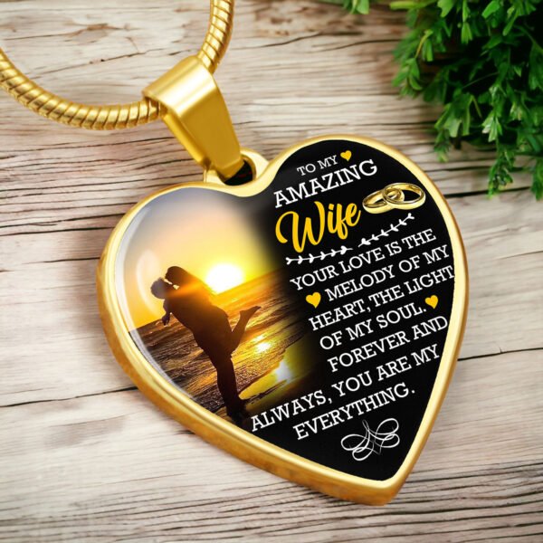 12 Valentine Luxury Graphic Heart Necklace Design With Canva Edit! - Image 5