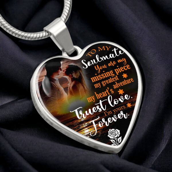 8 Valentine Luxury Graphic Heart Necklace Design With Canva Edit! - Image 5