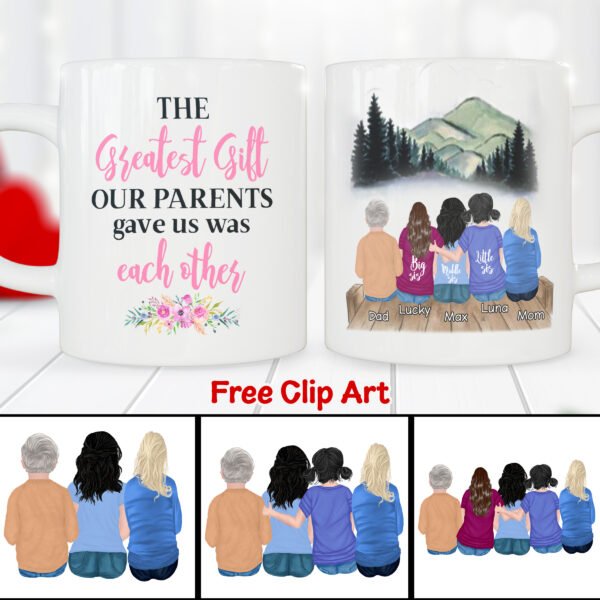 Customizable 9 Mug Design Bundle with Free Clipart – Canva Editable! - Image 5