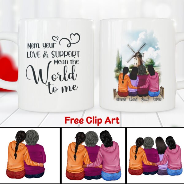 Customizable 9 Mug Design Bundle with Free Clipart – Canva Editable! - Image 7