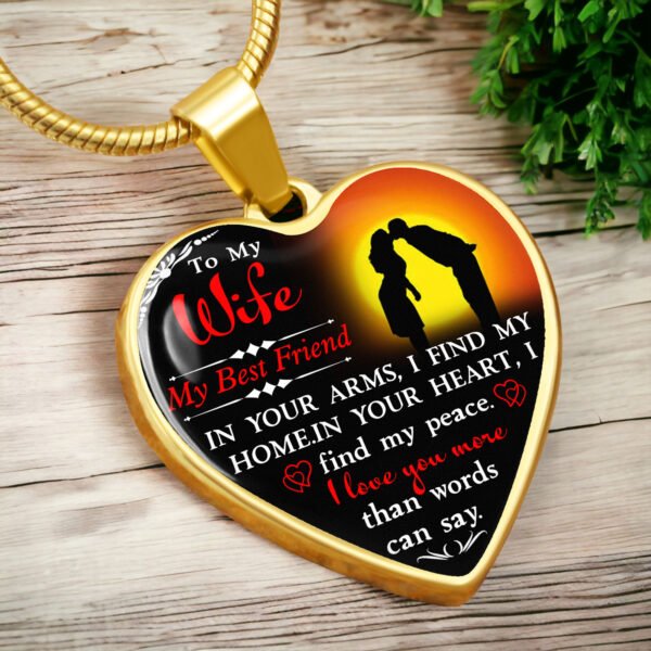 12 Valentine Luxury Graphic Heart Necklace Design With Canva Edit! - Image 9