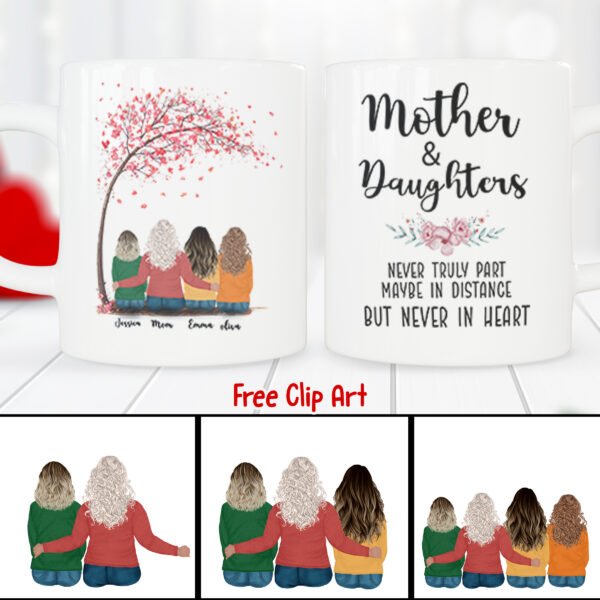 7 Customizable Mug Design Bundle with Free Clipart – Canva Editable! - Image 8