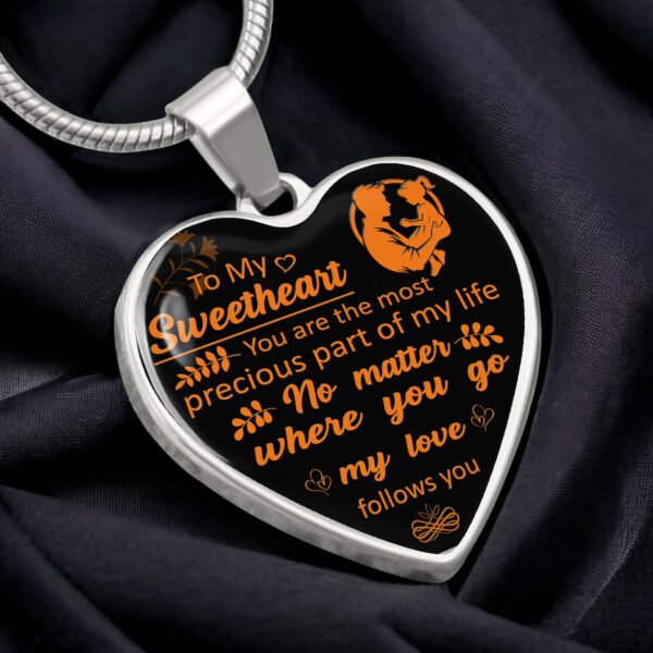 8 Valentine Luxury Graphic Heart Necklace Design With Canva Edit! - Image 9