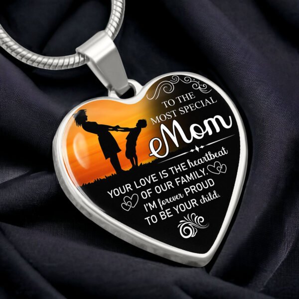 12 Valentine Luxury Graphic Heart Necklace Design With Canva Editable! - Image 9