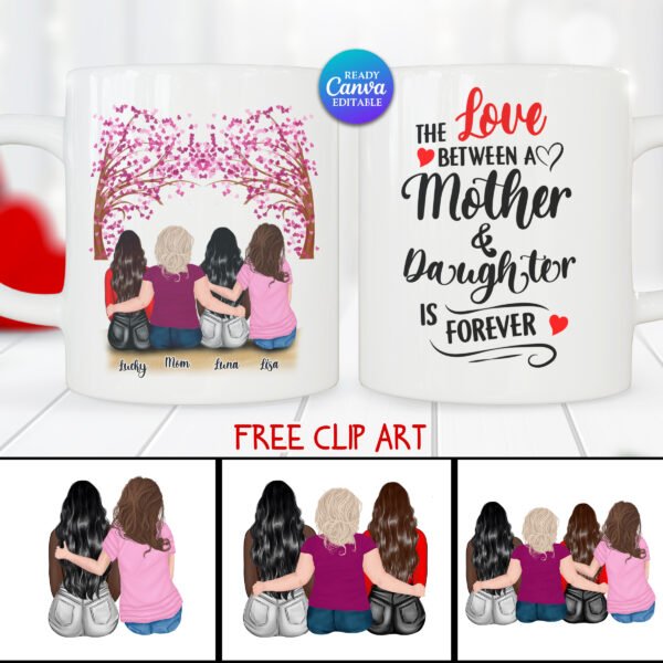 Customizable 9 Mug Design Bundle with Free Clipart – Canva Editable! - Image 10